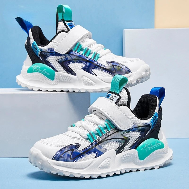 

2023 Spring Summer Children Shoes Girls Boys Fashion Sneakers Comfortable Kids Sports Shoes Breathable Casual Mesh Shoes