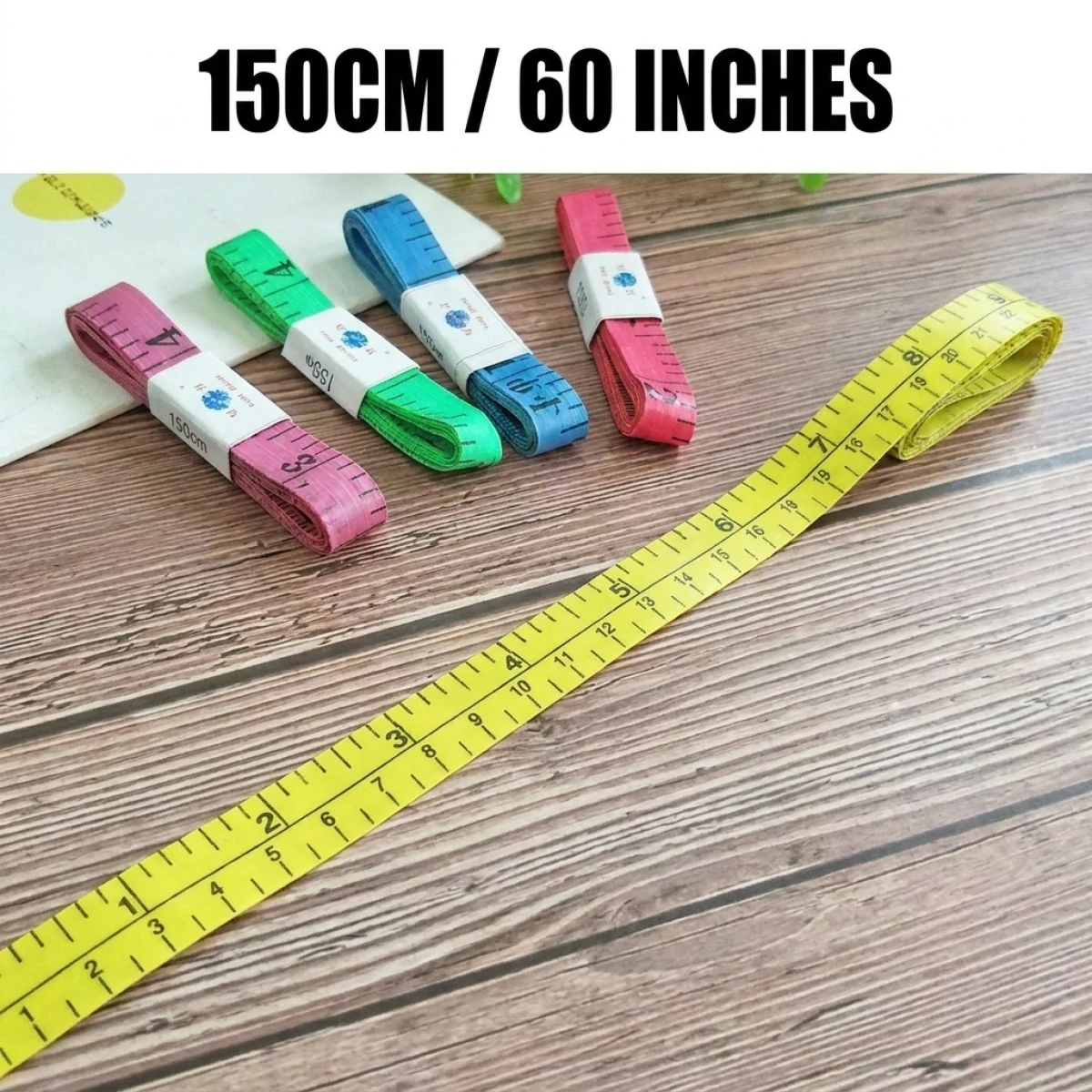 150cm 소프트 줄자, 허리, 재봉, 체중 감량을 위한 휴대용 신체 측정자 ? 프리미엄 품질