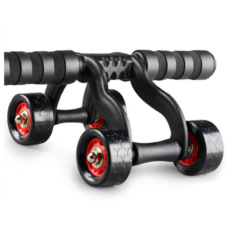 4 Ruote Ab Roller Per Core Workout Addominali Trainers Push Up Ruota Addominale Perfect Home Gym Equipment For Men Women