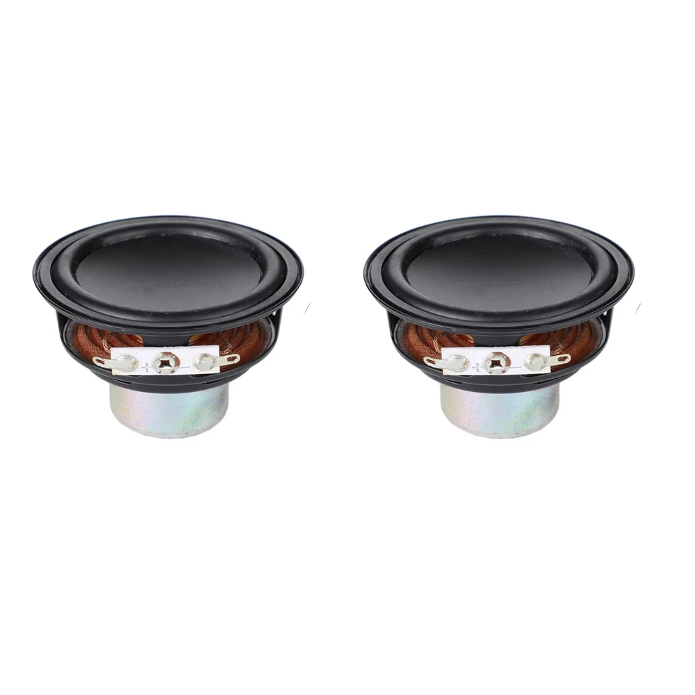 2 個 2.6 インチ 6 オーム 20 ワットミッドレンジ低音スピーカー 66