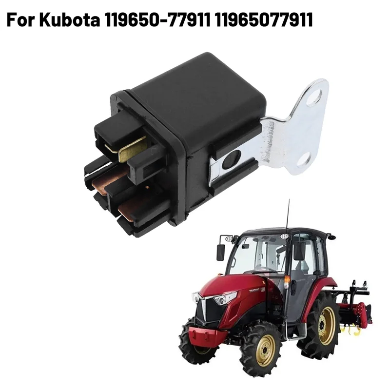 A03E-12V 글로우 플러그 Rely 시간 지연 릴레이 Kubota Yanmar 용 점화 플러그 릴레이 119650-77911 11965077911