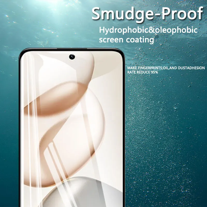 Set of 1-4 Premium HD Tempered Glass Screen Protectors - Crystal Clear, 9H Hardness, Anti-Scratch, Case Friendly, Fingerprint Resistant