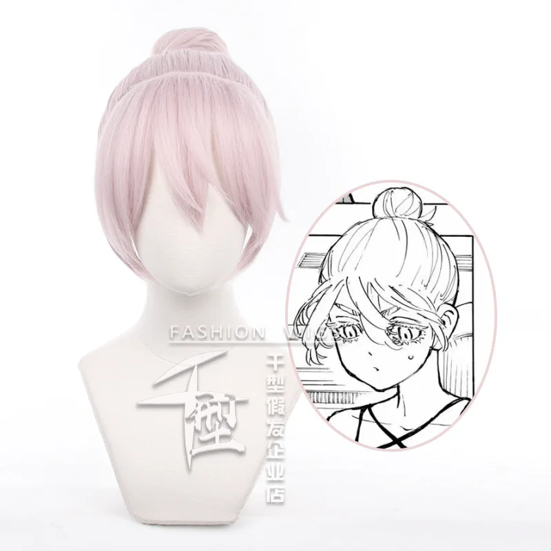 

Anime Tokyo Revengers Senju Kawaragi Cosplay Wigs Ball Head Shape Heat Resistant Synthetic Hair Costume Wig + Wig Cap