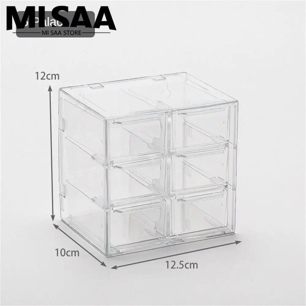 

Jewelry Box 6/9/12 Grids Dustproof Multi-purpose Practical Transparent Storage Accessories Cosmetic Storage Container New