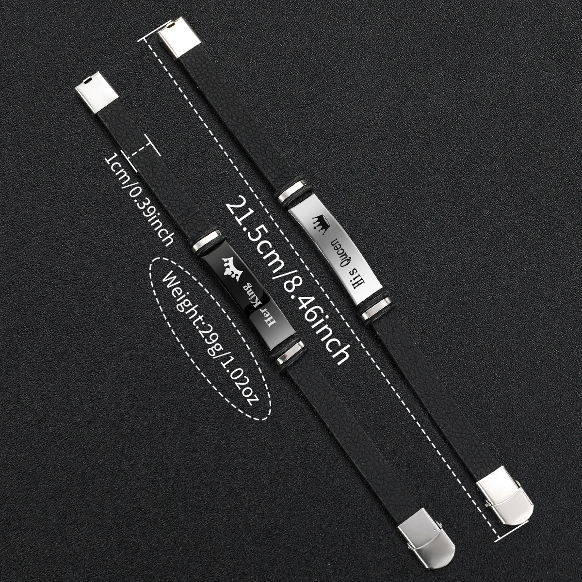 4PCS/Set Fashion Women's Watch Couple Simple Silicone Strap Quartz Watch with Crown Bracelet Set