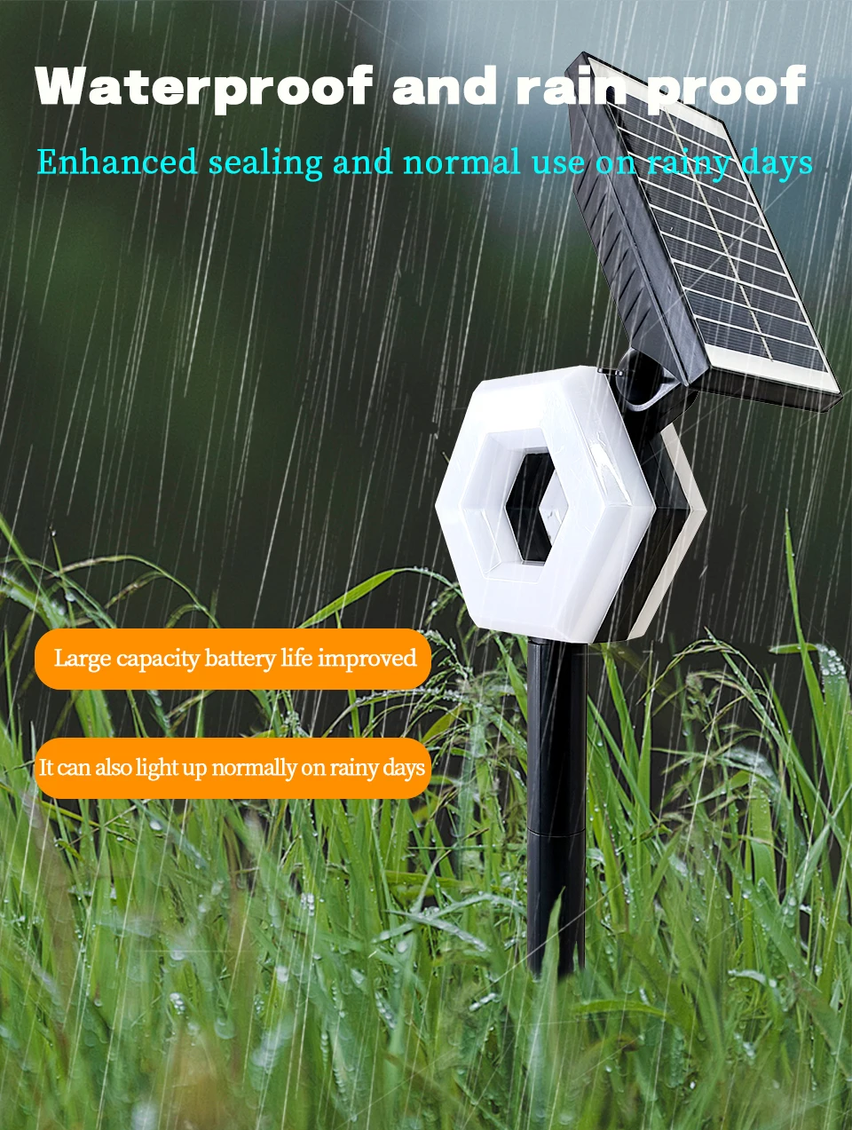 Description Picture 3 of itemLatest Outdoor Lawn Lights Landscape Garden Lights Solar Garden Waterproof Spot Tree Lights