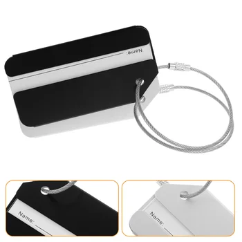 Luggage Name Tag Carrier Bags Metal Tags Bracket Suitcase Identification Travel Baggage Handbag
