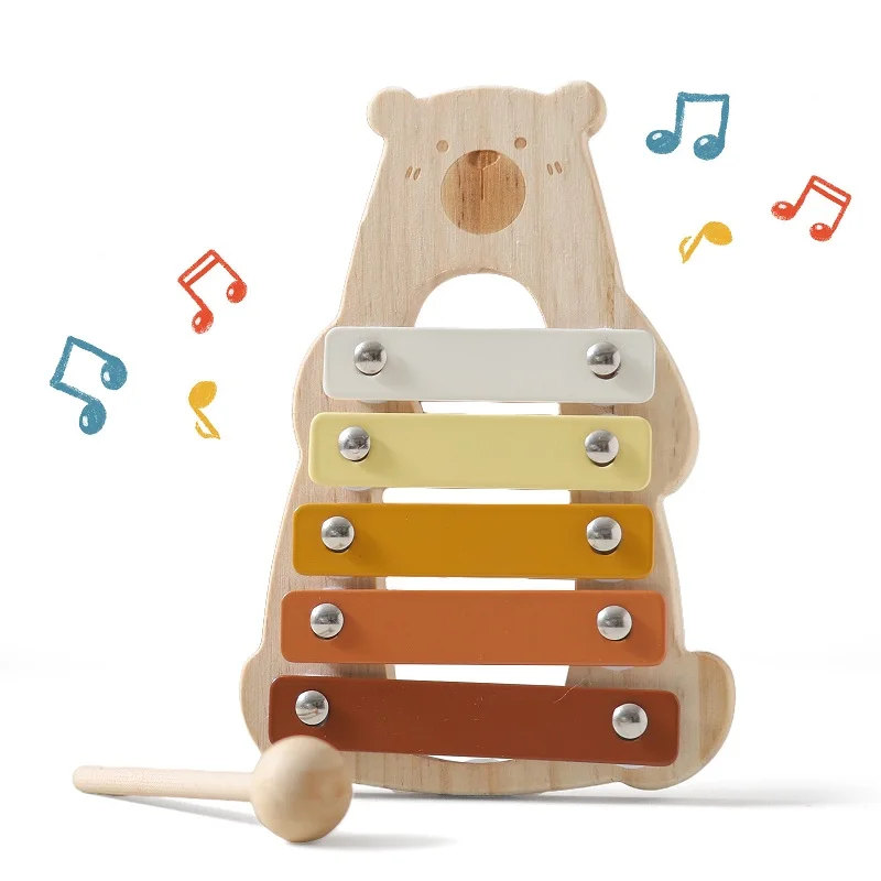 Baby Wooden Musical Instruments Toys For Preschool Kids Montessori Toys Child Game Interactive Musical Toys Educational Toys 2