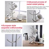 1Pc Practical Desktop Coffee Cup Holder Kitchen Tea Mug Hanging Storage Drain Rack Stand  Glass Home Supplies    3