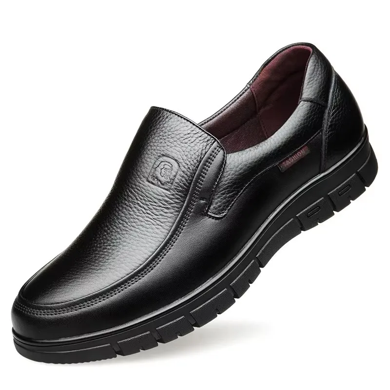 Casual Shoes Genuine Leather for Men Walking Outdoor