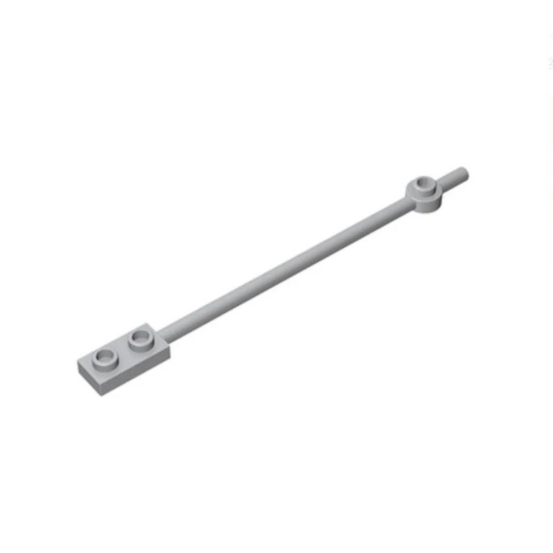 12L Bar with Hollow Studs and Round Plate End - Educational Building Blocks