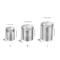 Creative 304 สแตนเลสสตีลชากรอง Leaf เครื่องเทศสมุนไพรกาน้ําชาตาข่ายกรองอุปกรณ์ครัวหน้าแรก 4