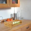 Wood Shot Glasses Holder Tray Small Cups Organizer Whiskey Glass Cups Trays Wine Cup Holder Shot Glass Storage Organizer 5