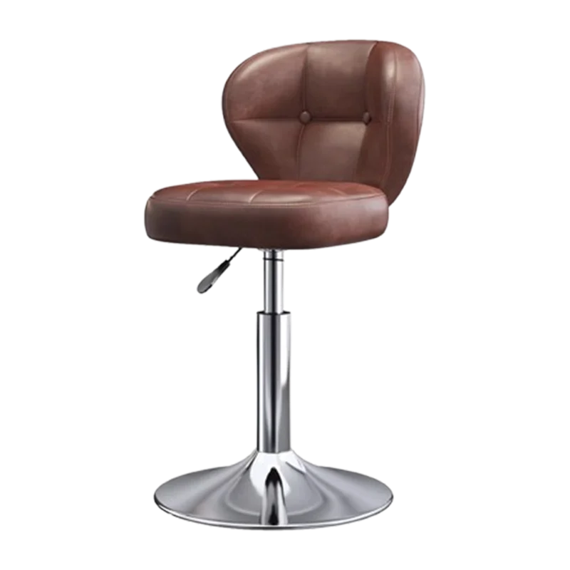Square Home Cashier Bar Stool Counter Stool Gold Leg Bar Ultralight Contemporary chaise de restaurant Counter Set
