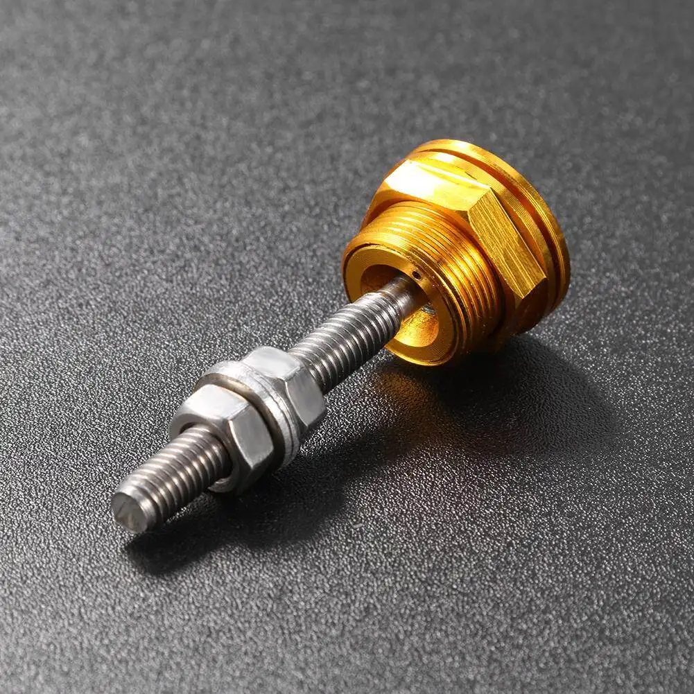 KACPLY Motorhaubenbolzen Set - 6 Stück Aluminium Edelstahl 32mm