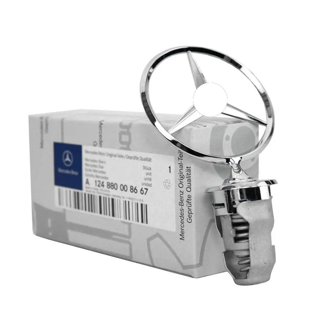 Distintivo Dell'Emblema Della Stella Del Cofano Per 84-93 Mercedes Benz W201 190, 190, 190D A1248800086