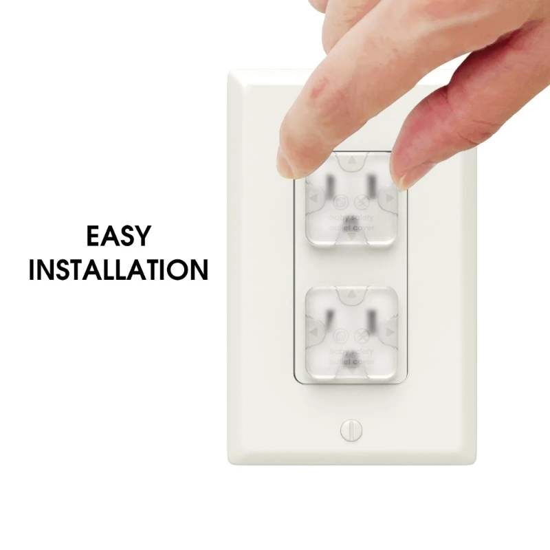 Pack of 50pcs American Socket Safety Cover Electrical Outlets Plug Protectors Caps Child Safety Cover