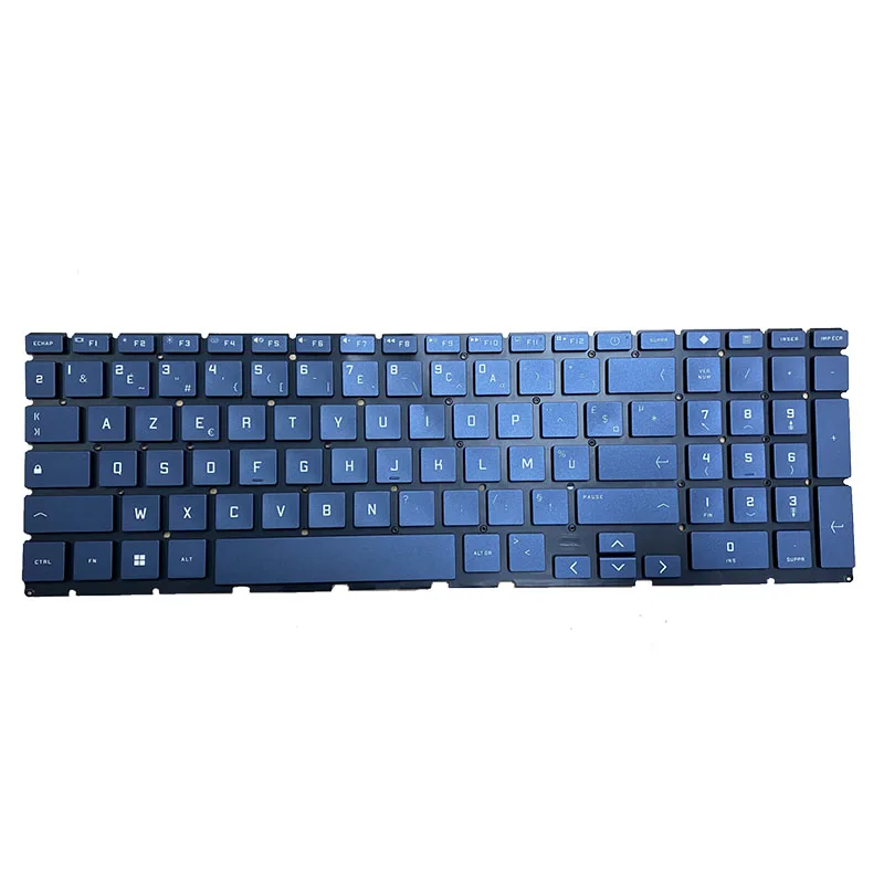 Teclado de Laptop Retroiluminado Azul Claro cz fr ti hp Victus 16-e 16-e0085cl 16-e0161nr 16-e1085cl Tpn-q264 Original Novo Original - Imagem 3