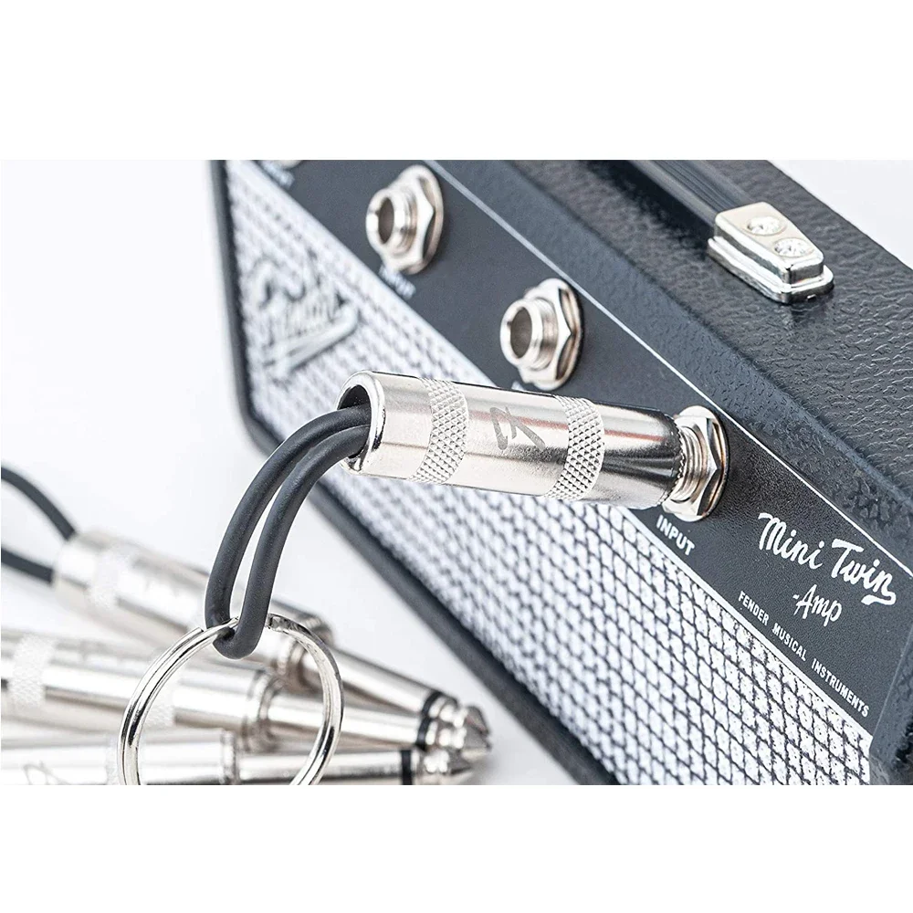 Key Holder Blues Music Storage Jack Rack Guitar Wall Keychain Vintage Amplifier Home Decoration Gift Llaveros guitar keychain