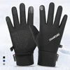 1Pair Winter Outdoor Warm Padded Gloves Touch Screen Non-slip Windproof Waterproof Running Hiking Gloves Stretchy Comfortable 2
