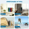 Foldable Clothes Drying Rack Floor Stand Stainless Steel Portable Travel Garment Rack Retractable Household Outdoor 빨래건조대 ﻿행거 2