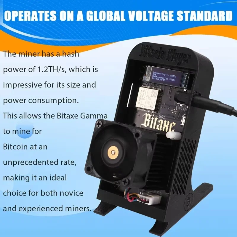 Bitaxe Gamma 601 ASIC ビットコイン マイナー 2025 Latest Bitaxe Gamma 601 Bitcoin Miner 1.2TH/S SHA-256