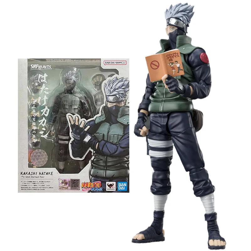 

Bandai Genuine Naruto Model Kit Anime Figure S.H.Figuarts Kakashi Hatake Collection Action Figure Model for Children Toys Gifts