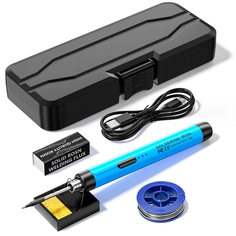 Soldering Iron USB Intelligent Electric 300-450℃ Temperature Adjustment Function for Soldering Repairing