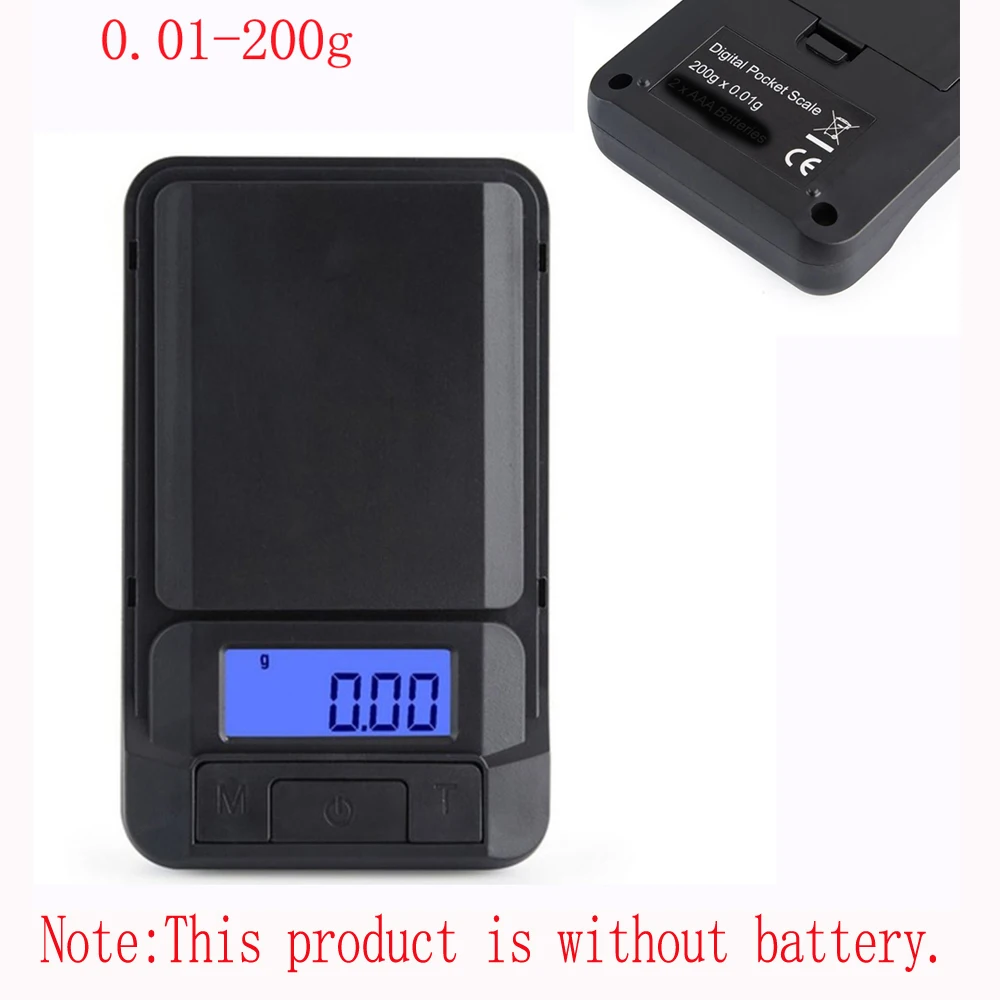 200g x 0.01g Mini High Accuracy Pocket Scale Electronic Digital