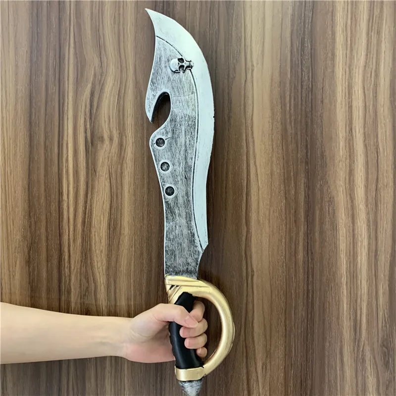 FC 53cm Cosplay Thunder Knife War Beast Sacrifice Knife Sword Prop Weapon Cos Pirate Ghost Knife PU Weapon Model Toy 3