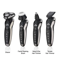 4 in 1 Electric Shaver For Men Men's Shaver Shaving Machine Men Electric Razor Smart Rechargeable Shaver Razor Washable