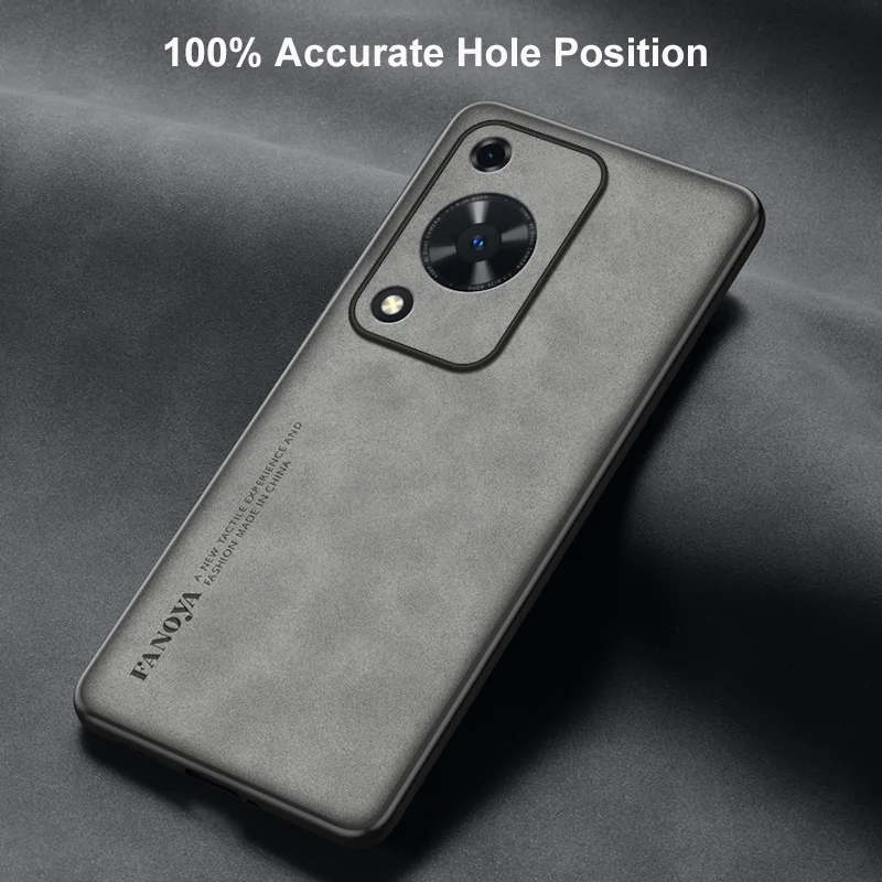 Luxury PU Leather Shockproof Phone Case - Business Matte Full Protection Silicone Cover