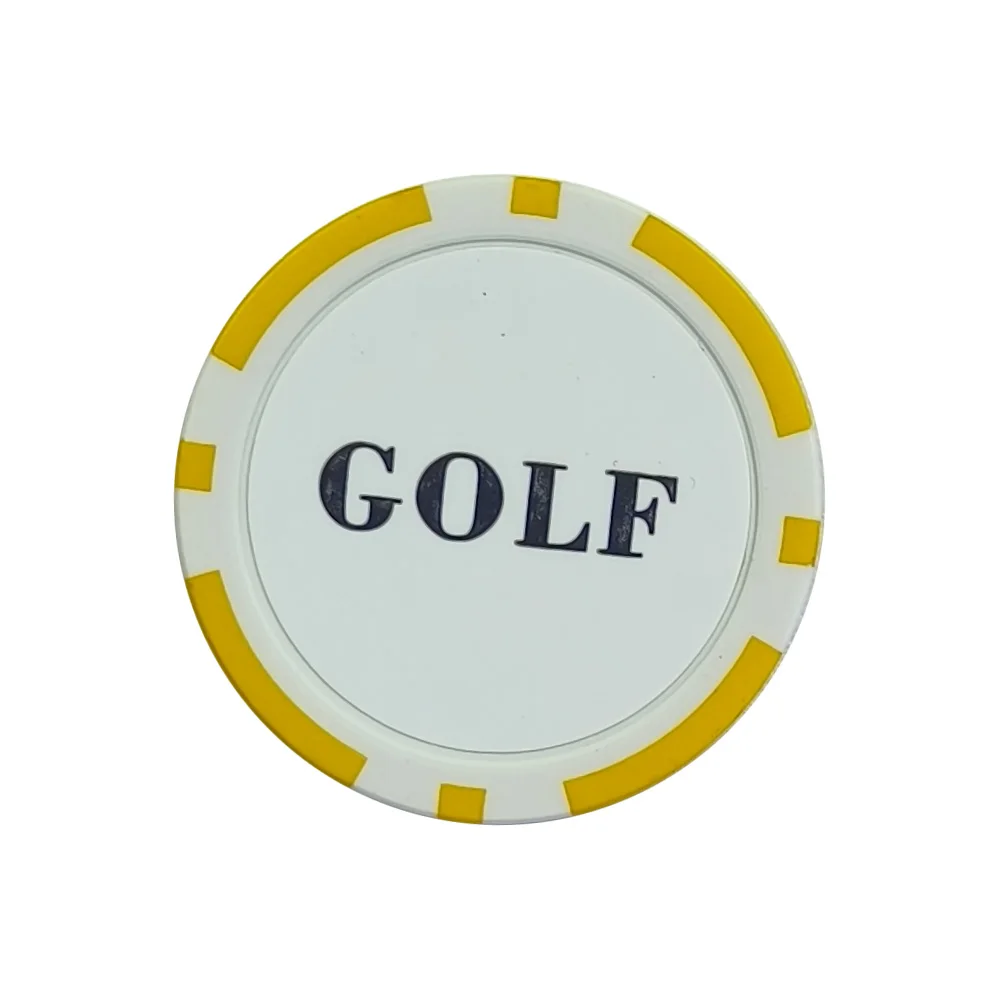 Golf Ball Marker With Golf Hat Clip 10Pcs Golf Ball Mark Golf Hat Clip