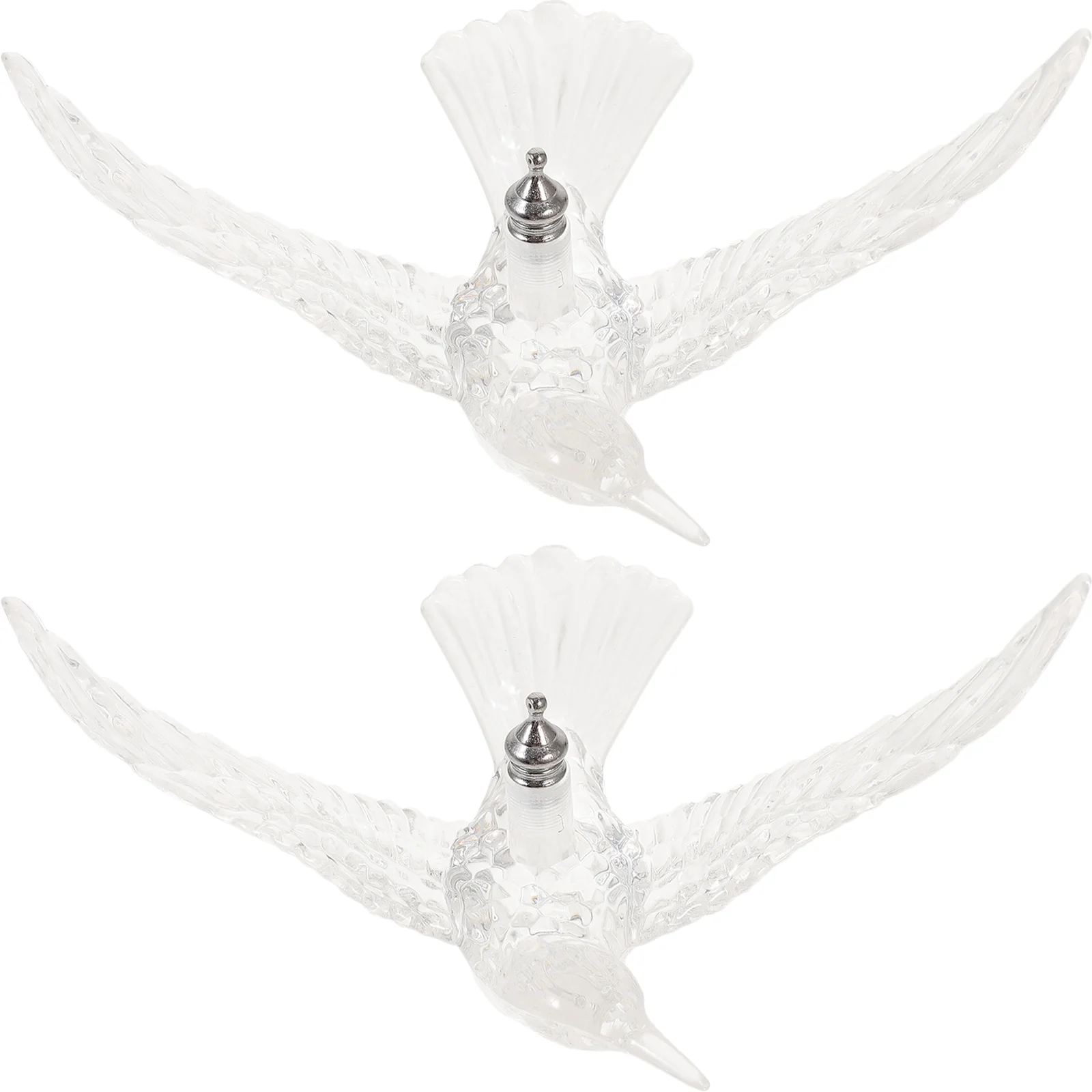 

2pcs Ceiling Decoration Flying Hummingbird Lifelike DIY Hanging Hummingbird for Party