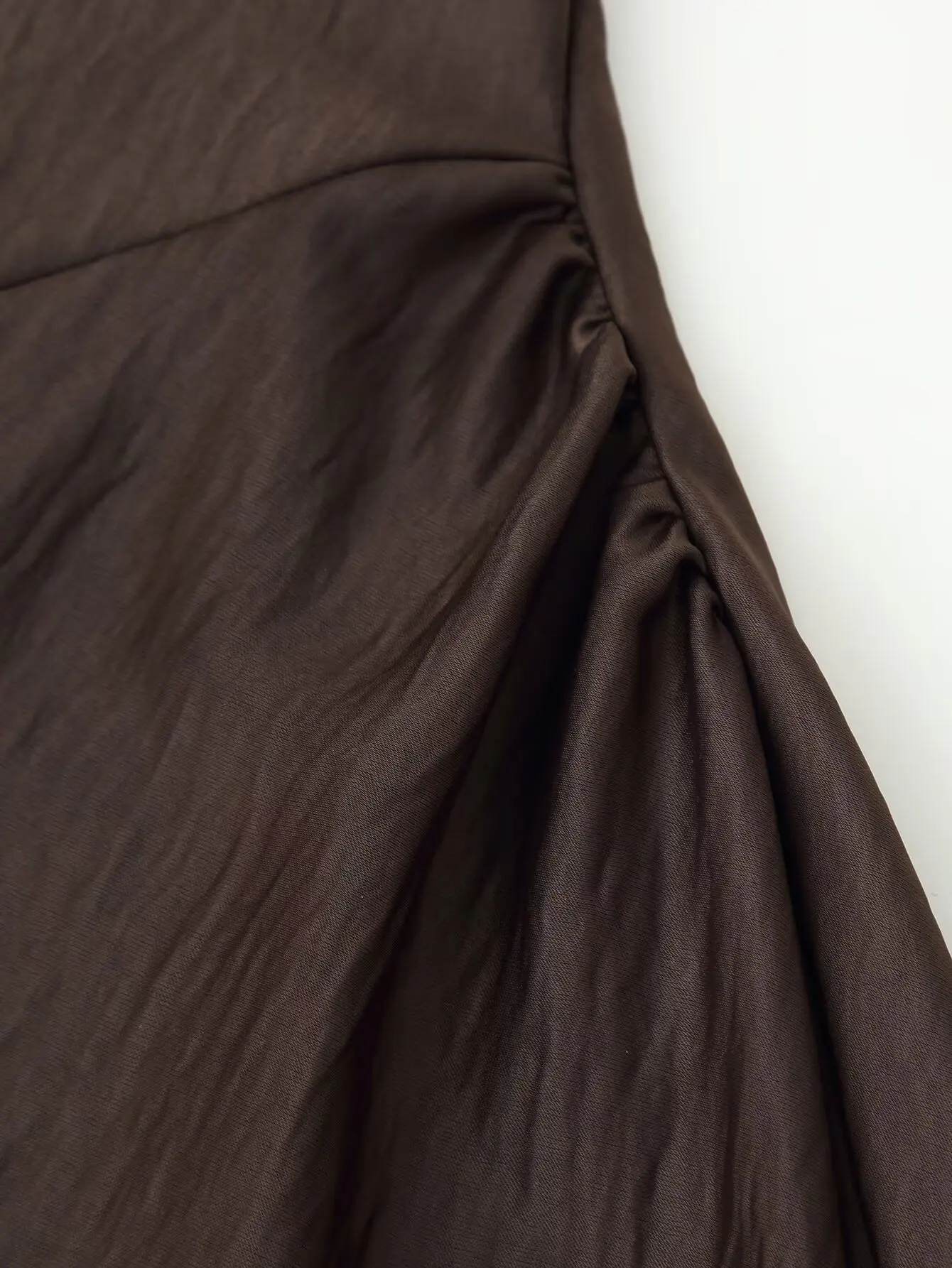 Women's Solid Asymmetric V-Neck Dress Female Sexy Party Backless Midi Dress Summer Lady Elegant Satin Y2K Style Dress Streetwear