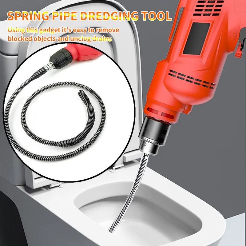 Spring Pipe Pipe Dredging Tools Drain Cleaner Sewer Sinks Basin Pipeline  Clogged Remover Bathroom Kitchen Toilet Cleaning Tools - AliExpress