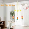 Interactive Elastic Funny Stick Toy with Feather Bell Long Rope for Kittens Hanging Swing Teasing Cat Pet Play Accessories 5