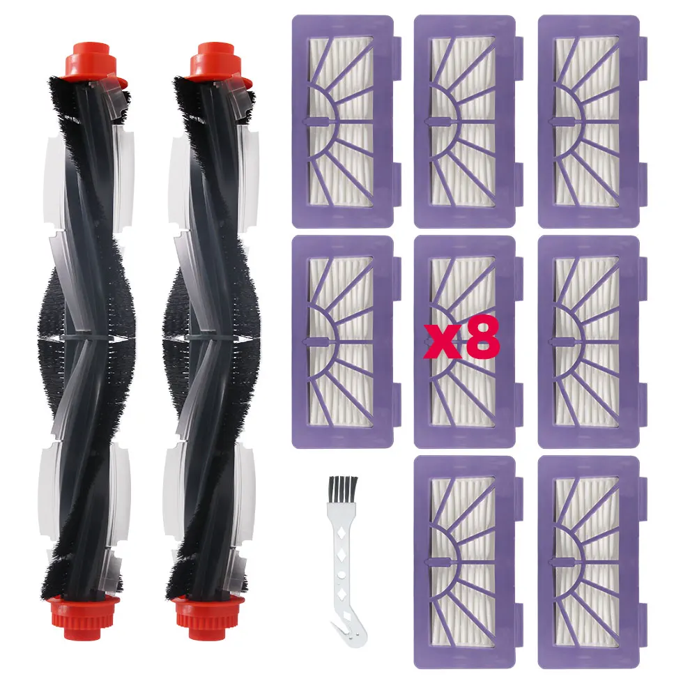 Rouleau combiné de remplacement, brosse filtre HEPA pour Neato XV 21