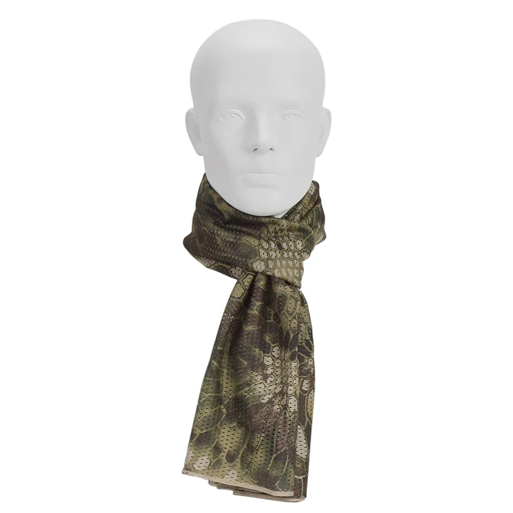 Foulard camouflage mesh coton polyester unisexe pêche sport tir outdoor accessoire