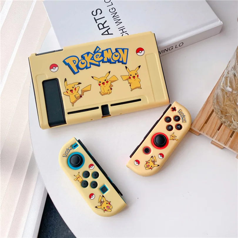 Cartoon Anime Pikachu Case For Nintendo Switch OLED TPU Soft