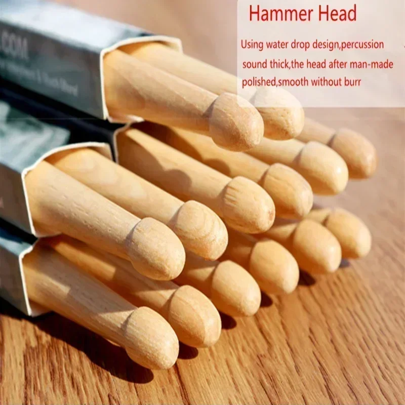 Professional Drum Sticks 5A Hickory Walnut Wood 5A 5B 7A One Pair drum sticks