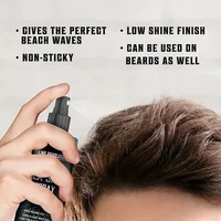 GZE Spray au sel marin naturel pour cheveux hommes et femmes, ajoute un volume instantané, une texture, une épaisseur et une tenue légère |   Texturisation et épaississement 2