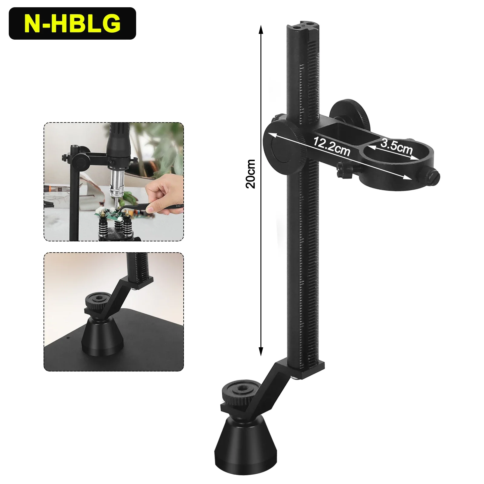 NEWACALOX Soldering Third Helping Hand 360 ° Rotating Magnetic Base  PCB Board Fixing Clip Welding Repair Fixture Holder Tools newacalox magnetic pcb circuit board holder flexible arm soldering third hand welding station soldering iron stand repair tools