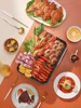 Electric Hot Pot Household Large-capacity Electric Steamer Multi-function Cooking Pot Barbecue All-in-one Electric Cooking Pot 4