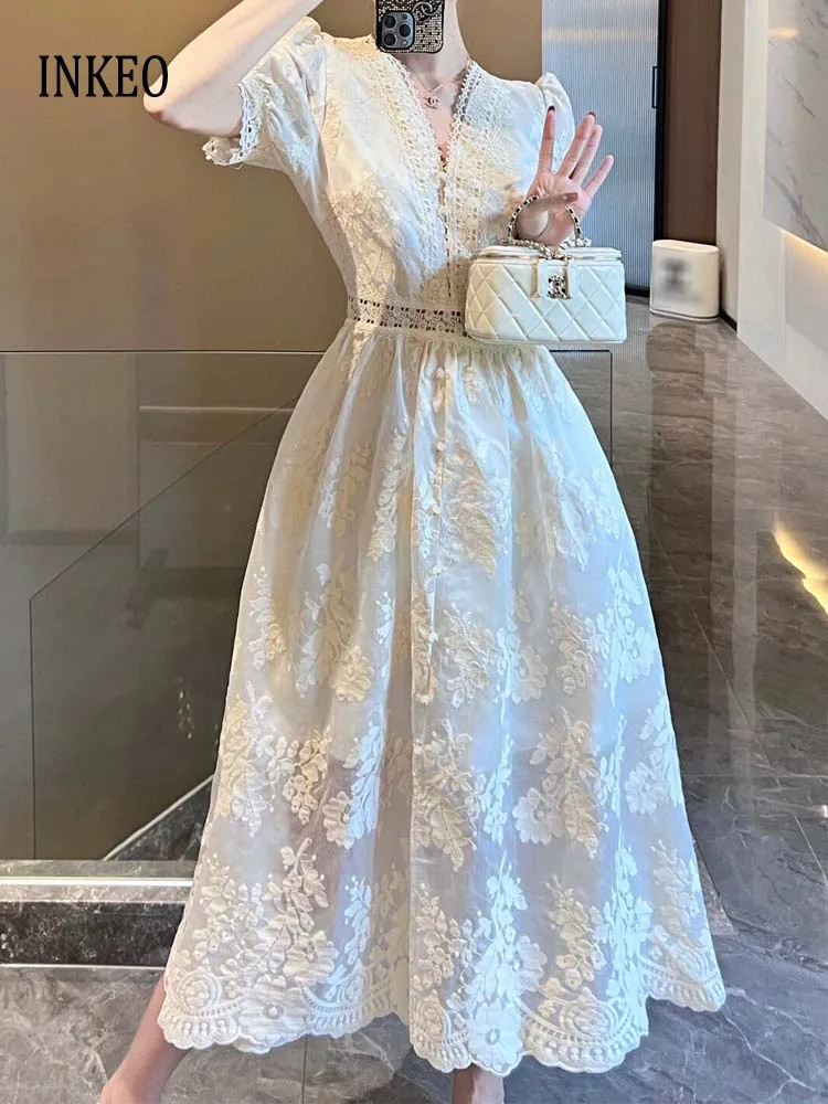 【新品M】LIMITED VINTAGE LACE DRESS limited vintage lace dress