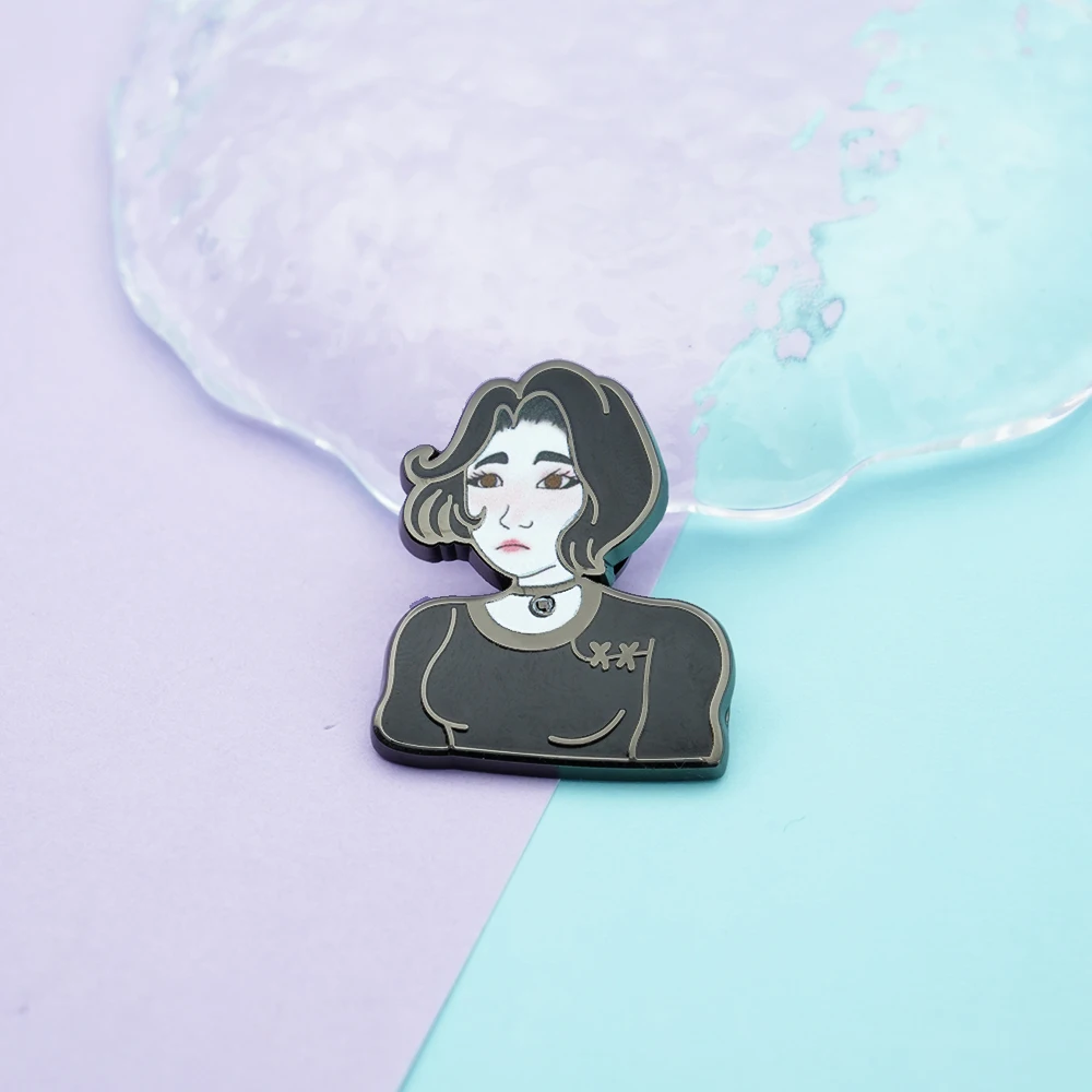 Doomer Girl Wojak Meme Badge Post-Punk Brooch Humorous Novelty Unique  Design Style Jewelry Backpack Decorative - AliExpress