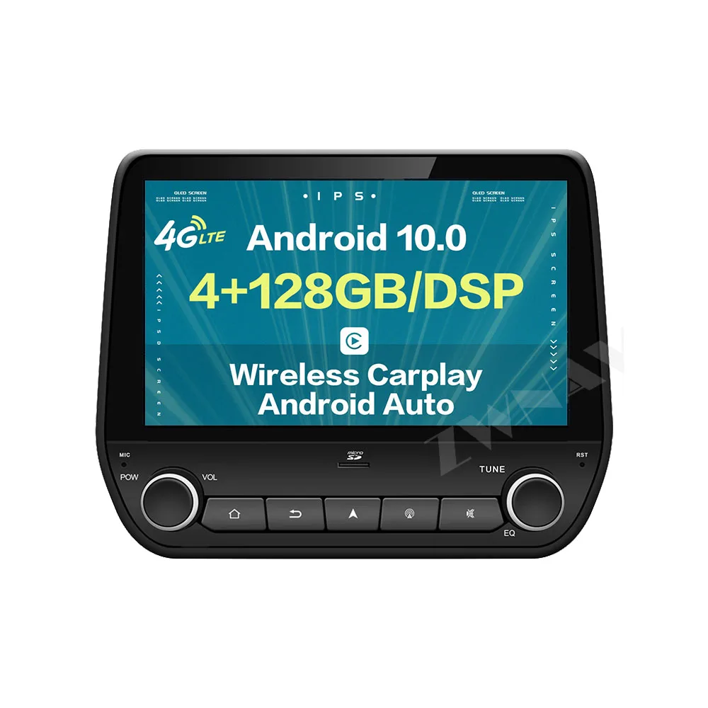 

ZWNAV Android 10.0 PX6 128G Car Multimedia Stereo For Ford Ecosport Fiesta 17-18 With Auto Radio Recorder Carplay GPS Navigation