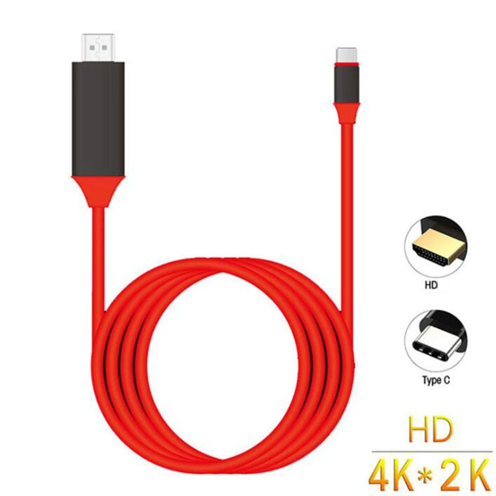 4K USB 3 1 для HDTV-кабеля адаптер типа C HDMI-совместим с MacBook 2018 Samsung Galaxy S9 Huawei Mate 10 Pro P20 |