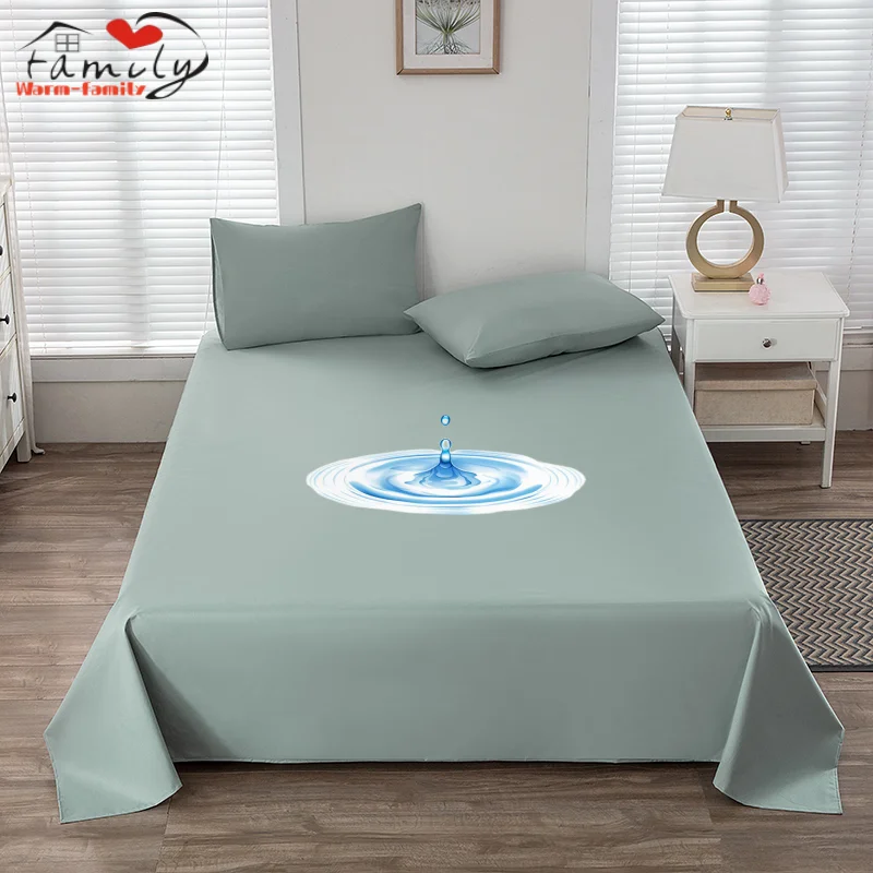

100% Waterproof Bed Bed Covers Washable Bed Sheets Incontinence Prevention Anti-slip Bed Cover Not Including Pillowcase Room