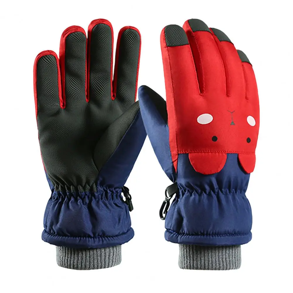 Children's Gloves Cartoon Bear Cold proof Thermal Baby Five - Temu